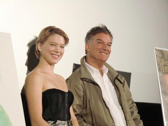 注目の仏若手女優レア・セドゥーが来日 新作の役作りでショートヘアに