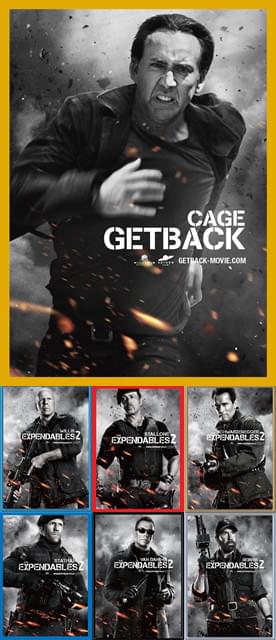 「エクスペンダブルズ2」トレカの12枚目はニコラス・ケイジ!?