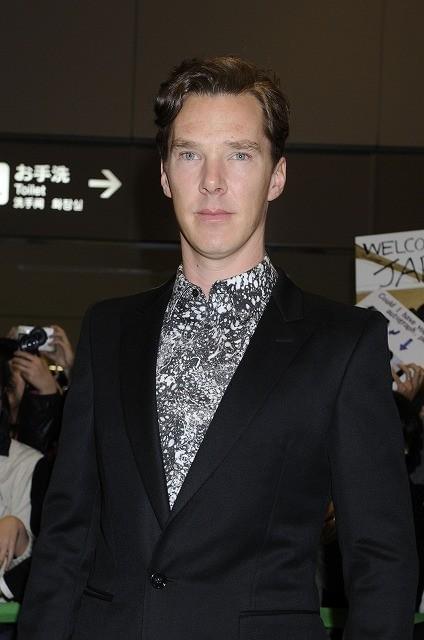 初来日を果たしたベネディクト・カンバーバッチ