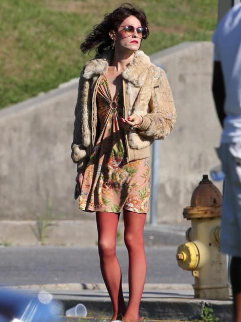 新作撮影中の女装姿をキャッチ！