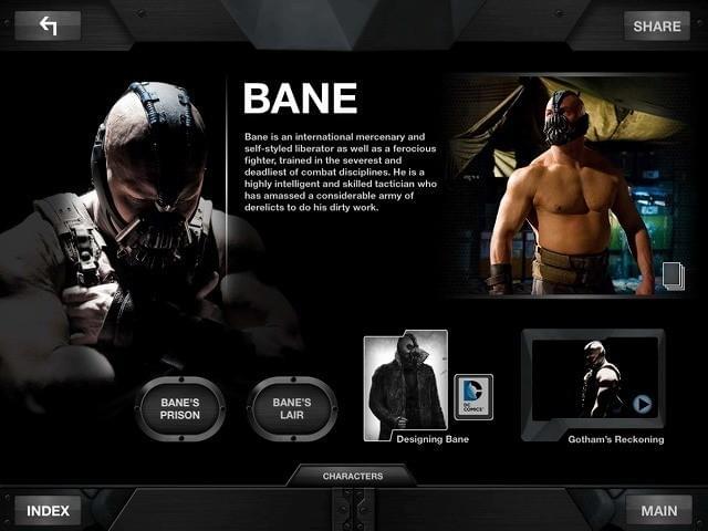 本編を鑑賞しながら、キャラクターの詳しい情報を同時に見られる!