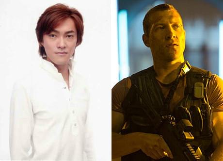 亡き父の姿を胸に、ジャック・マクレーン（右）の 吹き替えに挑んだ野沢聡（左）