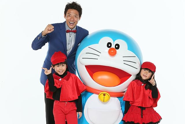 松岡修造、ドラえもんとのび太に「がんばれー！」