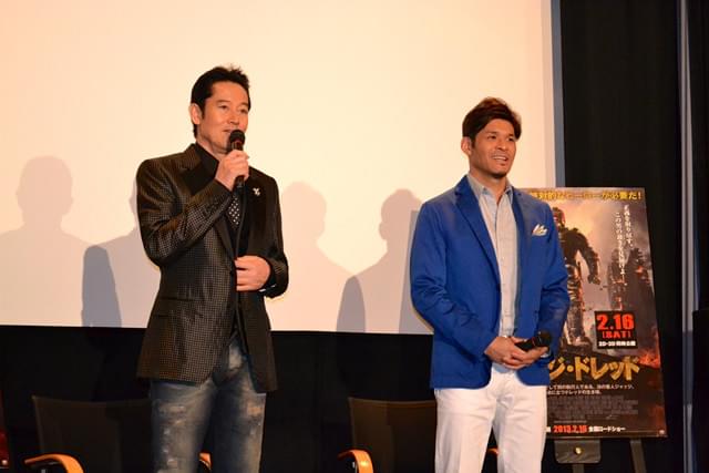 山下真司＆照英が「ジャッジ・ドレッド」に大興奮！