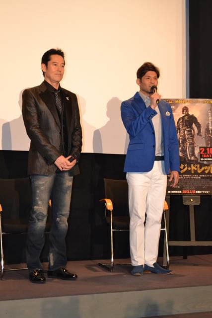 山下真司＆照英が「ジャッジ・ドレッド」に大興奮！
