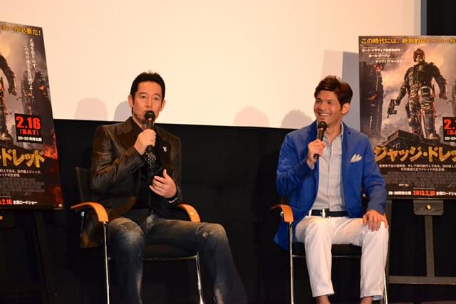 山下真司＆照英が「ジャッジ・ドレッド」に大興奮！