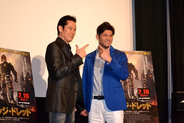 山下真司＆照英が「ジャッジ・ドレッド」に大興奮！