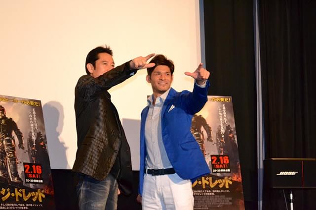 山下真司＆照英が「ジャッジ・ドレッド」に大興奮！