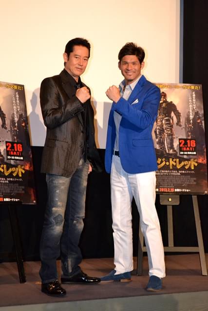 山下真司＆照英が「ジャッジ・ドレッド」に大興奮！