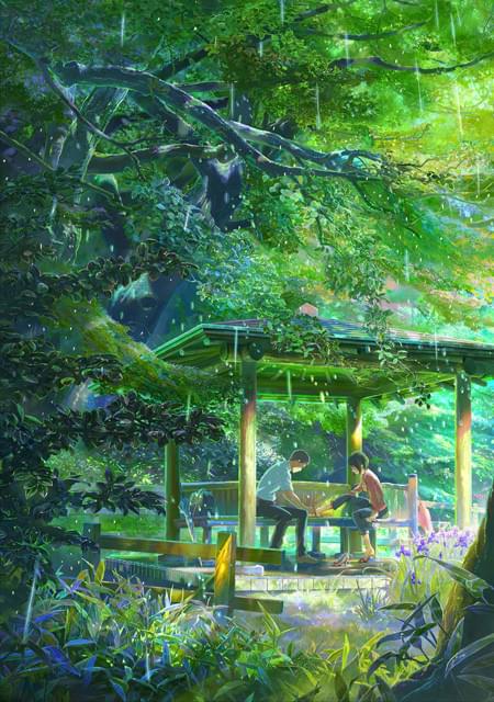 新海誠監督「言の葉の庭」声優は入野自由＆花澤香菜 秦基博は「Rain」カバー