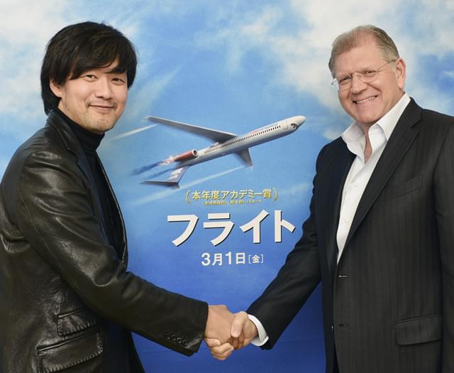 「フライト」ロバート・ゼメキス監督が“孫弟子”山崎貴監督と対面！