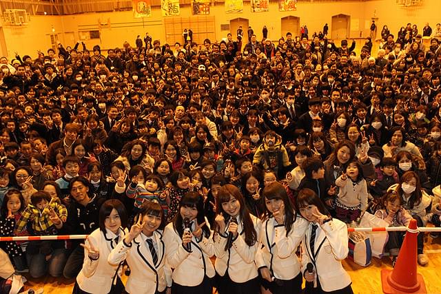 AKB48、3月11日に被災地10カ所を訪問 義援金総額は13億円に