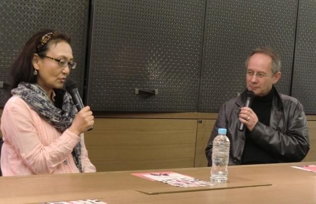 佐々木芽生監督とピーター・バラカン氏