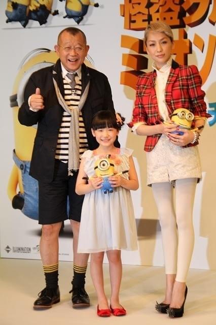 鶴瓶＆愛菜ちゃん「怪盗グルー」で3年ぶり再タッグ！中島美嘉が恋人役で声優初挑戦