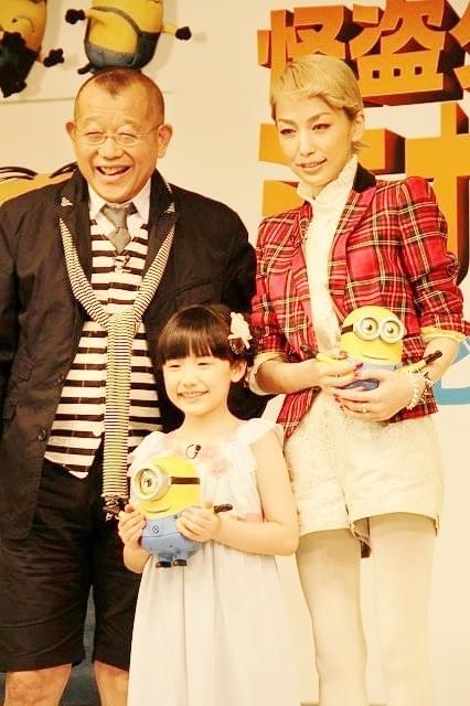 鶴瓶＆愛菜ちゃん「怪盗グルー」で3年ぶり再タッグ！中島美嘉が恋人役で声優初挑戦