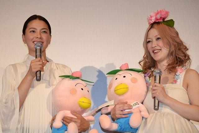 江角マキコ＆松嶋尚美「はなかっぱ」初日に“食欲旺盛”