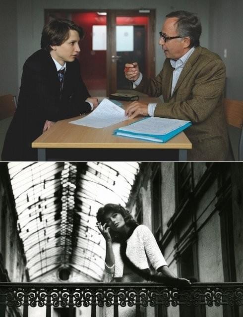 「In the House（英題）」（上）と「ローラ」の場面写真