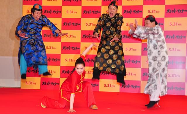 ダチョウ倶楽部、アクション女優志望のカンフー美少女にリアクション芸を伝授！