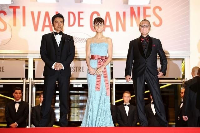 「藁の楯」カンヌでの拍手に三池監督、大沢たかお、松嶋菜々子が感無量