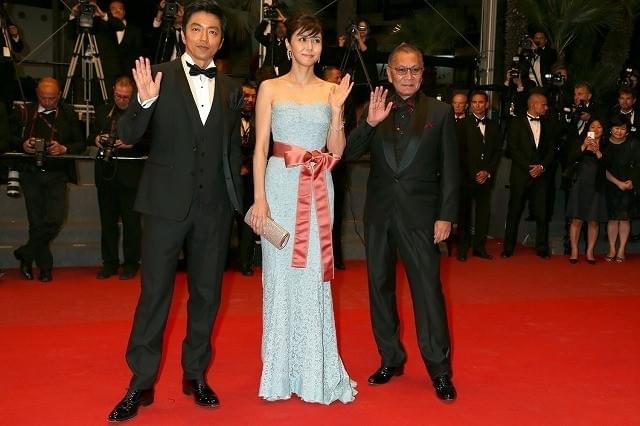 「藁の楯」カンヌでの拍手に三池監督、大沢たかお、松嶋菜々子が感無量