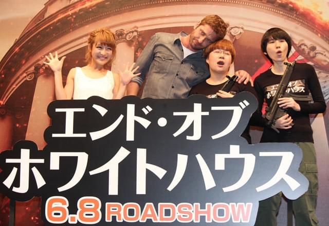 ジェラルド・バトラー、来日会見で大はしゃぎ！「エンド・オブ・ホワイトハウス」をPR