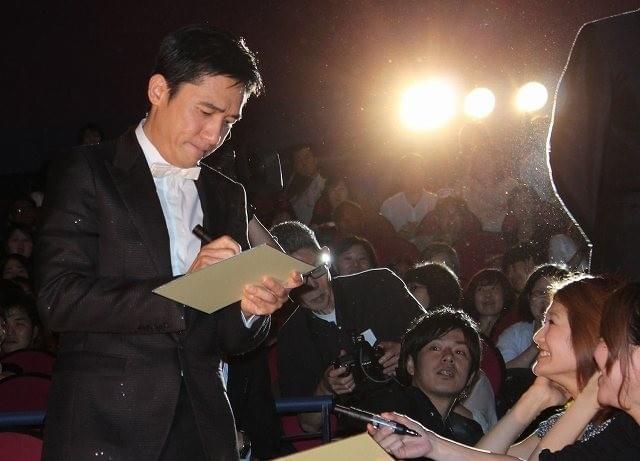 トニー・レオン4年ぶり来日！「グランド・マスター」撮影初日の骨折を告白