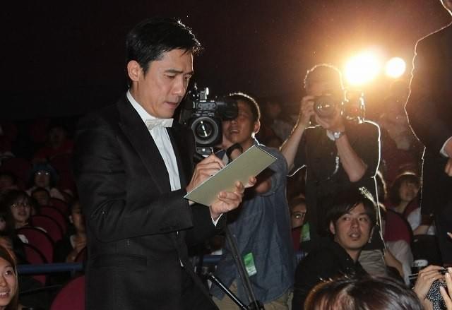 トニー・レオン4年ぶり来日！「グランド・マスター」撮影初日の骨折を告白