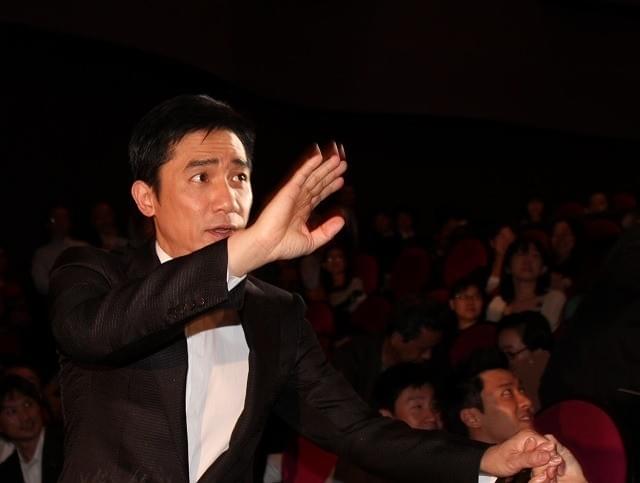 トニー・レオン4年ぶり来日！「グランド・マスター」撮影初日の骨折を告白