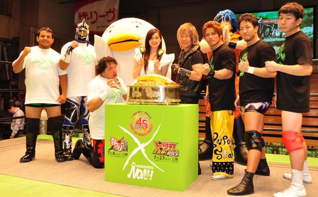 「トリコ」＆「銀魂」がセコンドでプロレス参戦！