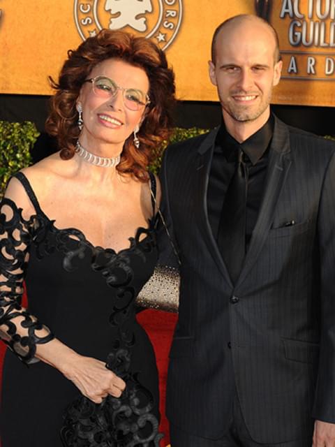 ソフィア・ローレンと息子のエドアルド・ポンティ