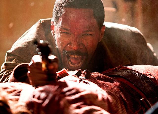 「ジャンゴ 繋がれざる者」のクライマックスシーン