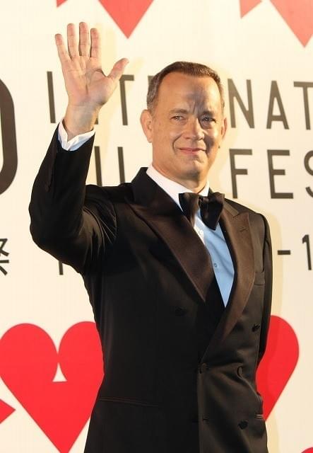 4年ぶりに来日したトム・ハンクス