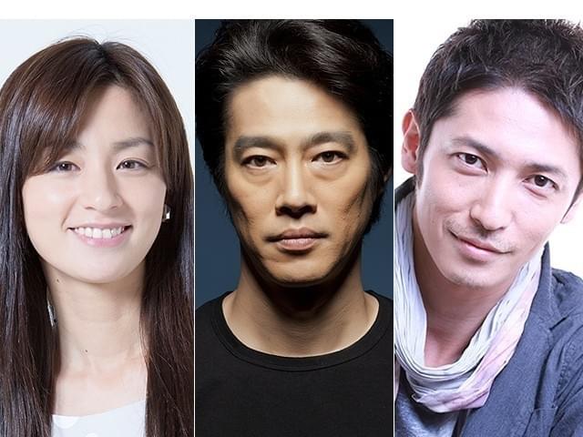 出演する堤真一(中央)と尾野真千子、玉木宏