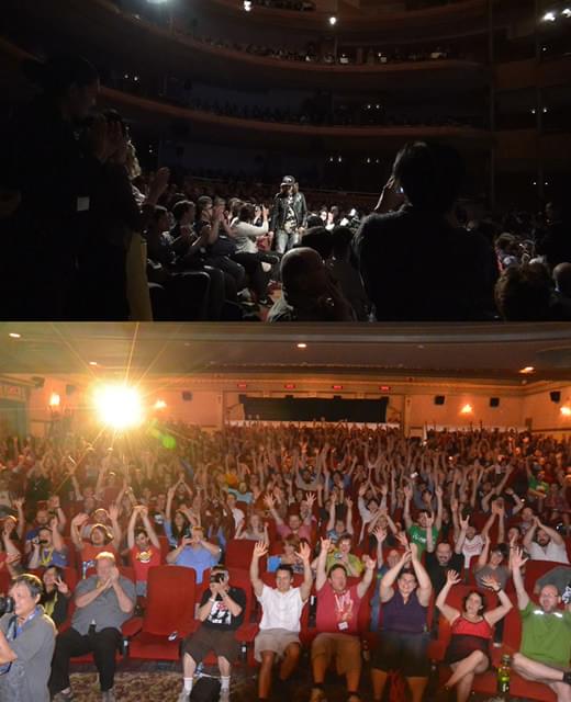 世界での上映で大歓迎を受けた三木監督と「俺俺」