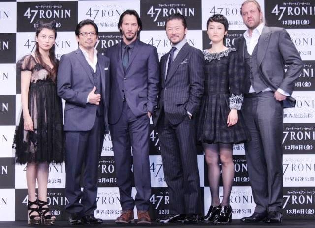 5年ぶり来日のキアヌ・リーブス、「47RONIN」共演の日本人キャストに敬意