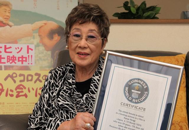 赤木春恵、ギネス世界記録！世界最高齢映画初主演女優に認定