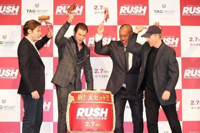 クリス・ヘムズワース＆ダニエル・ブリュール来日！F1の魅力を熱弁