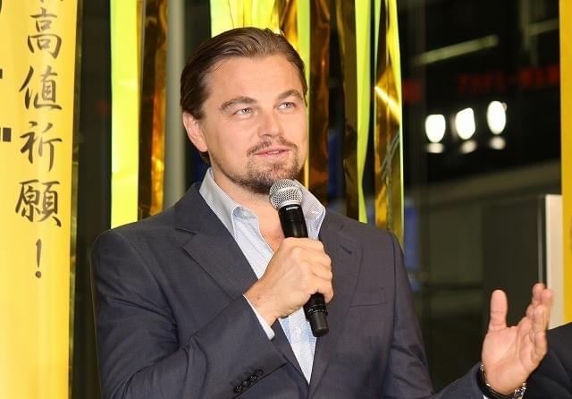 レオナルド・ディカプリオ、“東証”で会見！米俳優では初めての快挙