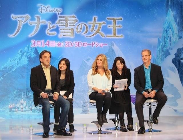 オスカー候補「アナと雪の女王」監督コンビが来日、宮崎駿監督に敬意