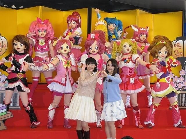 人気声優の中島愛＆潘めぐみ、プリキュアオールスターズと1日早いひな祭り満喫
