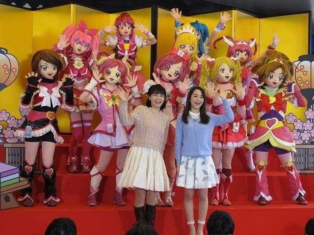 人気声優の中島愛＆潘めぐみ、プリキュアオールスターズと1日早いひな祭り満喫
