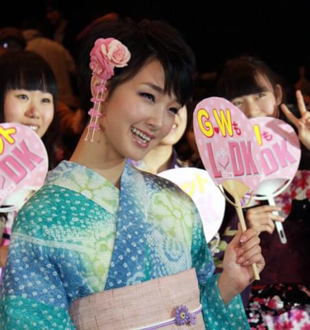 剛力彩芽「L・DK」御礼舞台挨拶で女子力アップの誓い