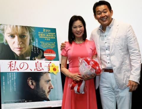 トークイベントに出席した 藤田紀子と花田虎上