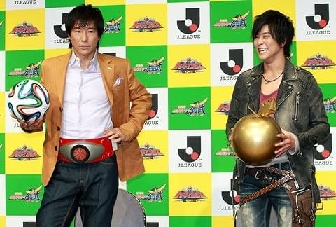 ゴン中山、W杯日本代表に熱いエール「仮面ライダー鎧武」ゲスト出演にはノリノリ