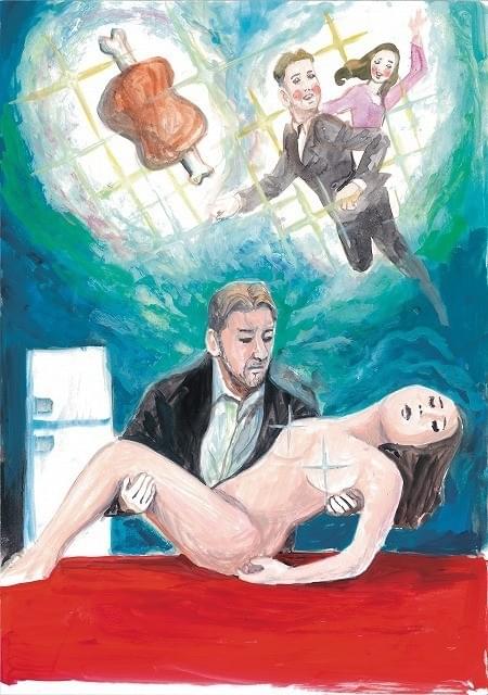殺人鬼の純愛映画「カニバル」五月女ケイ子のシュールなイラスト公開