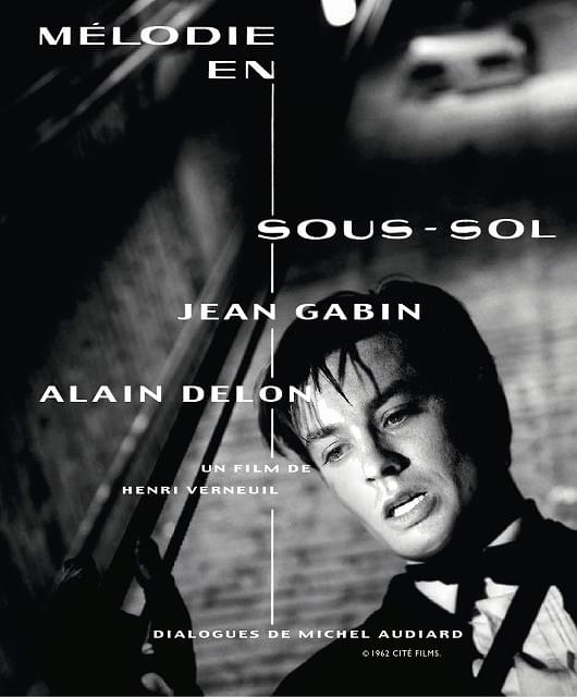 J・ギャバン×A・ドロン仏映画史に残る犯罪ドラマ「地下室のメロディー」がBD化