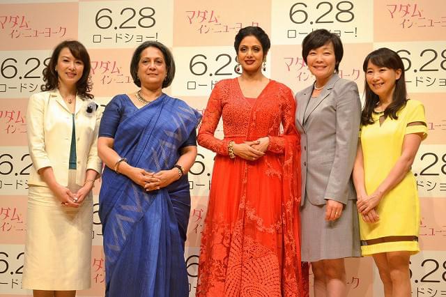 ボリウッドの大スター・シュリデビが来日！安倍昭恵夫人も15年ぶりの銀幕復帰を祝福