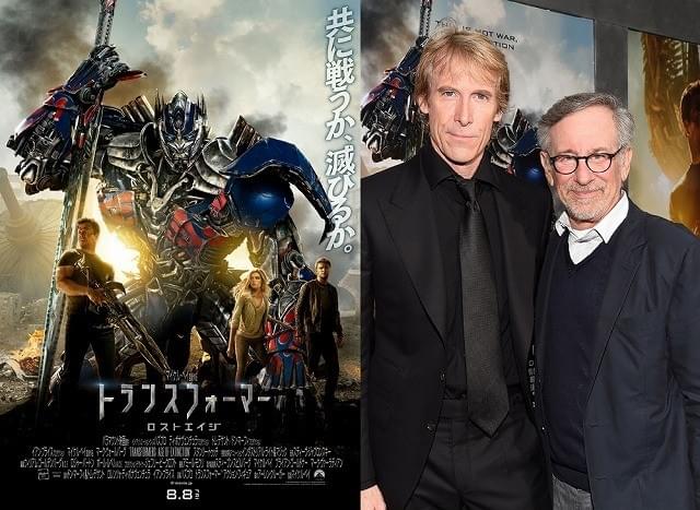 全米生涯興行収入ランキング2位に浮上した マイケル・ベイ（左）と1位のスティーブン・スピルバーグ