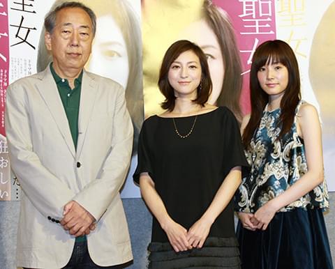 （左から）岸部一徳、広末涼子、蓮佛美沙子