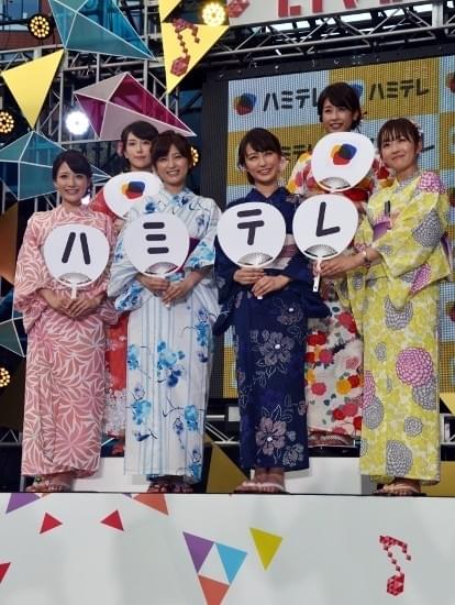 各局女子アナ6人が浴衣で共演“ハミ出し”フォト披露